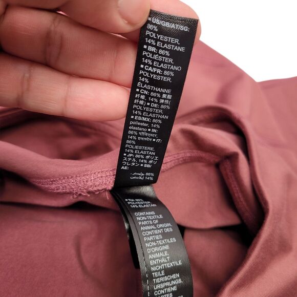 CORE 10 Women High-Waist Side-Pocket Yoga Comfort Midi-Legging Pink Size Large - Picture 6 of 11